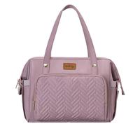 Nylon Diaper Bag Tote with Shoulder Strap Hospital Bag for Boys & Girls (Purple)