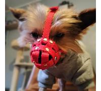 Nylon Dog Muzzle for Yorkshire Terrier, Mini Pincher, chihuahua and other similar snouts