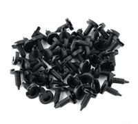 Nylon Door Trim Panel Clips for Land rovers Range rovers P38 1994-2004 | Black Interior Retainer Fastener Pin MWC9134 Replacement | 50 Pack