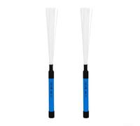Nylon Drum Brushes 1 Pair for jazz Percussion Blue Red Nylon(Blue)