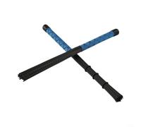 Nylon Drum Brushes for Cajon and for jazz - Professional Percussion Brush Rods with Wavy Design for Snare Drum Soft Music Performance Black 36cm