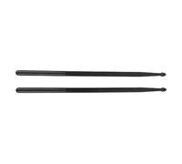 NYLON DRUM STICKS EXERCISE DRUM STICK REPLACEMENT with PORTABLE DRUM RODS for PERCUSSION INSTRUMENT (Black)