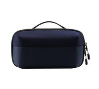 Nylon Electronics Storage Bag with Zippers Closures and Compartments Organizers Pouches for Cable Management on the Go Electronics Travel Storage Bag