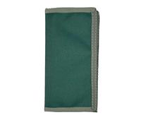 Nylon Executive Bi-Fold Checkbook Wallet Rodeo Style - Made in USA, Hunter Green, Long Wallet