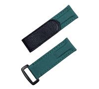 Nylon Fabric Leather 20mm Colorful Watchband for Strap Daytona Submariner GMT Yacht-Master DateJust Watch Band (Color : Green Blk Buckle, Size : 20mm)