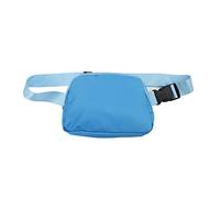 Nylon Fanny Pack, Adjustable Belt Large Capacity Waist Bag 600D Nylon Fashion Fanny Waist Pouch for Woman, Adult Fitness, Walking, Hiking (Blue)