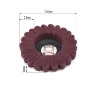 Nylon Fiber Flap Disc 4 Inch Designed for Low Dust Operation in Polishing Applications, 100mm Diameter Suitable for Various Industries (B)
