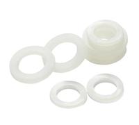Nylon Flat Washers, 500pcs Plane Spacer O-ring Gasket For Screw, M2 M3 M4 M5 Thin Plastic Washers Flat,Thickness 1mm(M3x8x1)