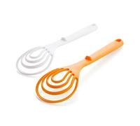 Nylon Flat Whisk Household Manual Whisk Mixing Spoon for Blending Frothing Cooking Baking Kitchen Gadgets 2 pcs
