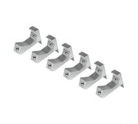 Nylon Floor Repair Kit 6PCS Squeaky Noise Eliminator Aluminum Alloy Brackets Pulling Subfloor to Joists Easy Install Wood Flooring Fixes