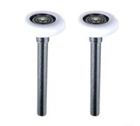 Nylon Garage Door Rollers 10 Pack 2 Inch With 6200-zz Sealed Bearings For Residential Doors Quiet Operation White Wheels(70 * 120)