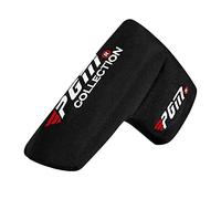 Nylon Golf Putter Head Cover - Waterproof, Lightweight Fashion to Prevent Putter Head Damage (Black)