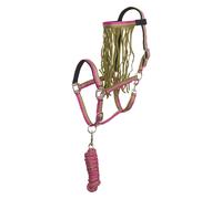 Nylon halter and lead rope set for horse with fly browband Imperial Riding