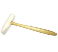 Nylon Hammer with Large Plastic Head, 12 cm Non-Marring Wedge Head, Metal Forming and Repousse Tool