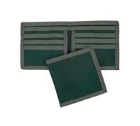 Nylon Hipster Wallet - 5 Colors - Made in USA, Hunter Green, Bifold