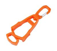 Nylon Hooks Designed to Securely Hold Your Outdoor Gear While Climbing or Hiking (Orange color)