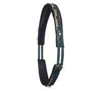 Imperial Riding "IRH Deluxe Extra" Lunging Girth Ergonomic Shape with Wither-free Metal Rings Multi Forest Green Pony