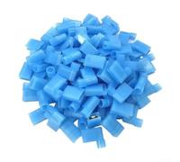 Nylon Insulated Right Angle Female Crimp Connector Terminal with Copper Conductive Core for Wiring Projects (120pcs)