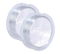 Nylon Invisible Thread String, 400m Clear Beading Thread Nylon String for Hanging Decorations 0.25mm Invisible Beading Threads for Bracelet Making