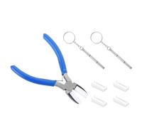 Nylon Jaw Pliers with Additional Tips and Screwdriver Practical Wire Wrapping Tool for Jewelry Designers and Hobbyists Wire Wrapping Tool