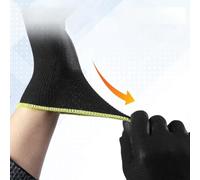 Nylon Knit Work Gloves Black PU Coated Palm Protection(24pcs) | Breathable nylon shell, cool hands, extended wear comfort, anti-slip PU palm, general handling tasks