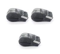 Nylon Label Tape 19.1mm X 4.9m Black On White For General ID Wire Marking And Lab Labeling Compatible With M21-750-499(M21-750-499-3pcs)