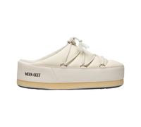 Nylon Lace-Up Mules with Logo Print - female - Moon Boot - Mules - Beige - 6 UK - Shoes 6 UK