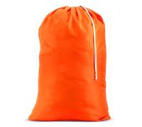 Nylon Laundry Bag - Yellow, 30” x 40” - Sturdy rip and tear resistant nylon material with drawstring closure. Ideal machine washable nylon laundry bags for college, dorm and apartment dwellers.