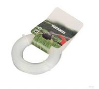 Nylon Lawn Mower Rope String Trimmer Line 49ft with 2 7mm Diameter Fits Most Commercial Trimmer Heads for Efficient Cutting and Extended Use (white square)