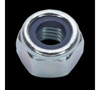 Sealey Nylon Lock Nut M10 Zinc DIN 982 Pack of 100