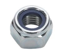 Nylon Locknut M12 Zinc Pack of 25 - Sealey NLN12 New