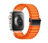 Nylon Loop Sports Strap for Huawei Watch Fit 3 4 4Pro Breathable Bracelet for Huawei Fit4/Fit4pro Replaceable Band Accessories(Orange Black,For fit 4)
