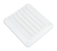 Nylon Louvered Vent Cover for Boat Hulls, 141x125x15mm Marine Accessory | Oxidation Resistant Exterior Fitting, Supports Fresh Airflow through Wall Openings, Suitable for Yachts, Rvs and Home