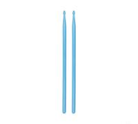 Nylon Luminous Drumsticks 5A Glow in Dark for Music Education Drums Stage Fluorescent Performance 385mm Blue Green Pink(Blue)