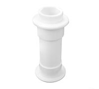 Nylon Marine Drain Pipe for Boat for livewell Baitwell Motorwell, Rust Resistant Scupper for Yacht Kayak Canoe, Efficient Water Drainage System, White 7.2x3.3x3.3cm