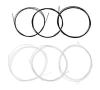 Nylon Material Classical Guitar Strings Clear Sound Smooth Nylon Guitar Strings Replacement 6 Set for Classical Guitars Lover (C103 guitar black and white nylon
