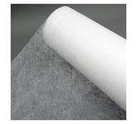 Nylon Mesh Filter Woven Net, Double Adhesive Wash Away Non-Woven Interfacing Fabric 110cm Width x 2 Yards White