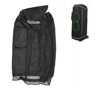 Nylon Mesh Protective Cover for JBL PartyBox Ultimate Speaker, Dust Proof Speaker Cover with Zippered Access and Storage Pockets for Speaker Accessories