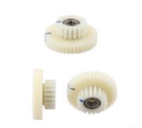 Nylon Motor Gear Kit 18T Straight 40T Right Tilted | for durable nylon construction, 43mm-25mm diameter, 6mm bearing size, replaces worn electric bike parts