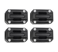Nylon Motorcycle Bumper Crash Pad for Impact Protection Anti Scratch Shield Black 20x10x8mm