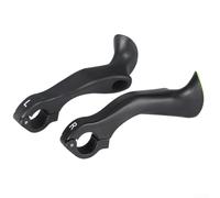 Nylon Mountain For Bike Bar Ends 22.2mm Ergonomic Handlebar Extensions with Fluorescent Night Glow for Improved Comfort and Safety Black 127g Pair