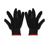 Nylon Musician Gloves Thin Soft Finger Protection(M Size)