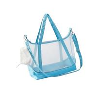 Nylon Net Pet Carriers Bag for Cats Breathable Clear Window Designs Easy to Clean and Carry Travel Gear Outdoor Cats Carriers Bag