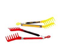 Nylon Noodle Tongs Pasta Spaghetti Tongs Food Clips Stainless Steel Handle Cooking Utensils Kitchen Accessories Home Random Color