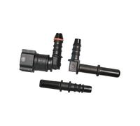 Nylon Oil Hose Quick Connection Coupler with Buttons Pipe Connector for Extreme Temperature Applications Rubber Quick Connect Fitting