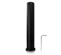 Nylon Olympic Adapter Sleeve, 1.97in Converts 0.98" Standard Weight Plate Posts to 1.97" Olympic Weight Plate Posts, Standard Barbell Bars, Removeable End Cap, with Hex Wrench (303)
