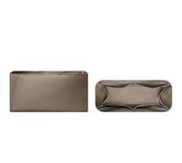 Nylon Organizer for Hermes Handbags, Insert Storage Inner Pocket Compatible with kellyk 2424(for kellyk 2424 M Grey A)