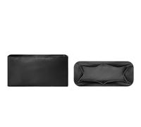 Nylon Organizer for Hermes Handbags, Insert Storage Inner Pocket Compatible with kellyk 2424(for kellyk 2424 MINI Black)