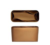 Nylon Organizer for Loewe Puzzle Bags, Storage Insert Pocket(Brown,M)