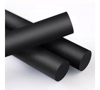 Nylon PA6 Plastic Rod Round Tough Solid 0.5M Length 50-55mm Diameter 2 Pcs(50mm)